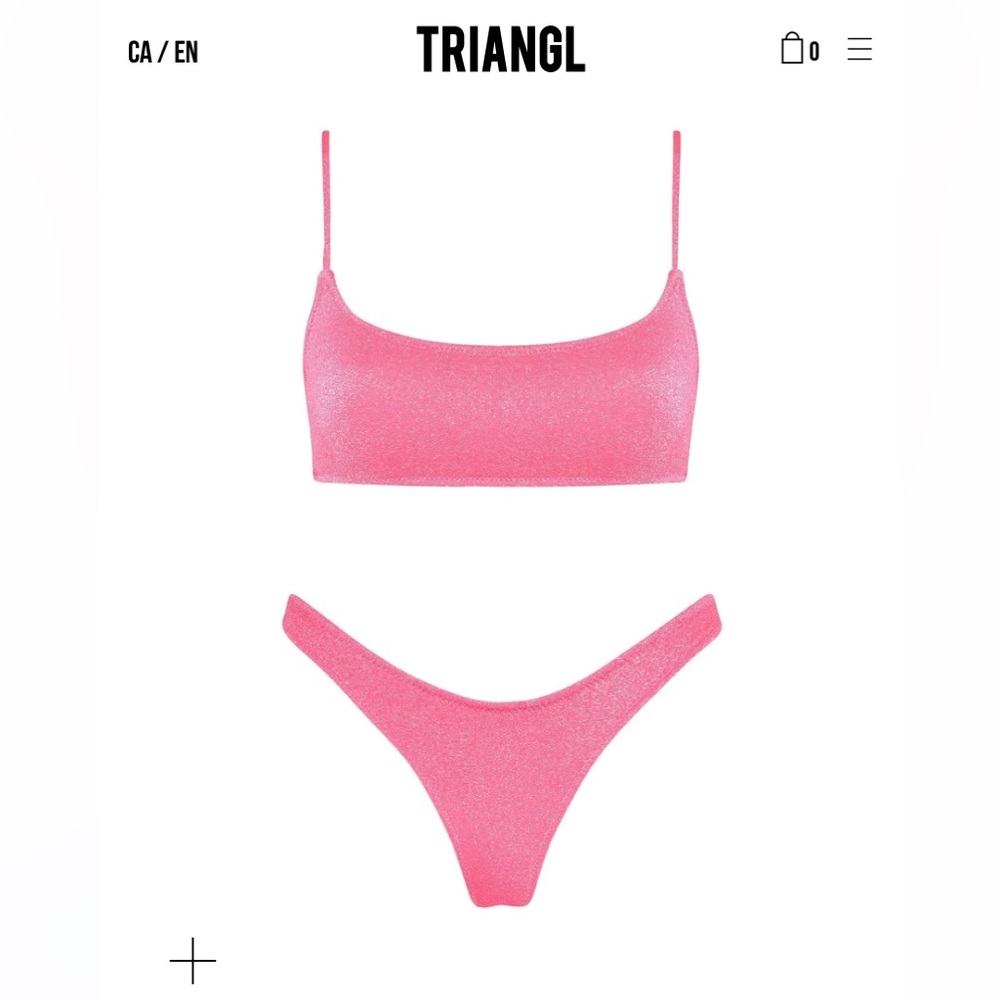 New Traingl bikini - size small